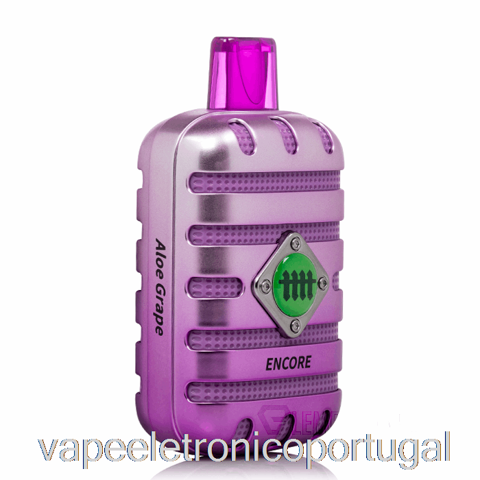 Vape Eletrônico Que Encore 6500 Descartável Aloe Uva